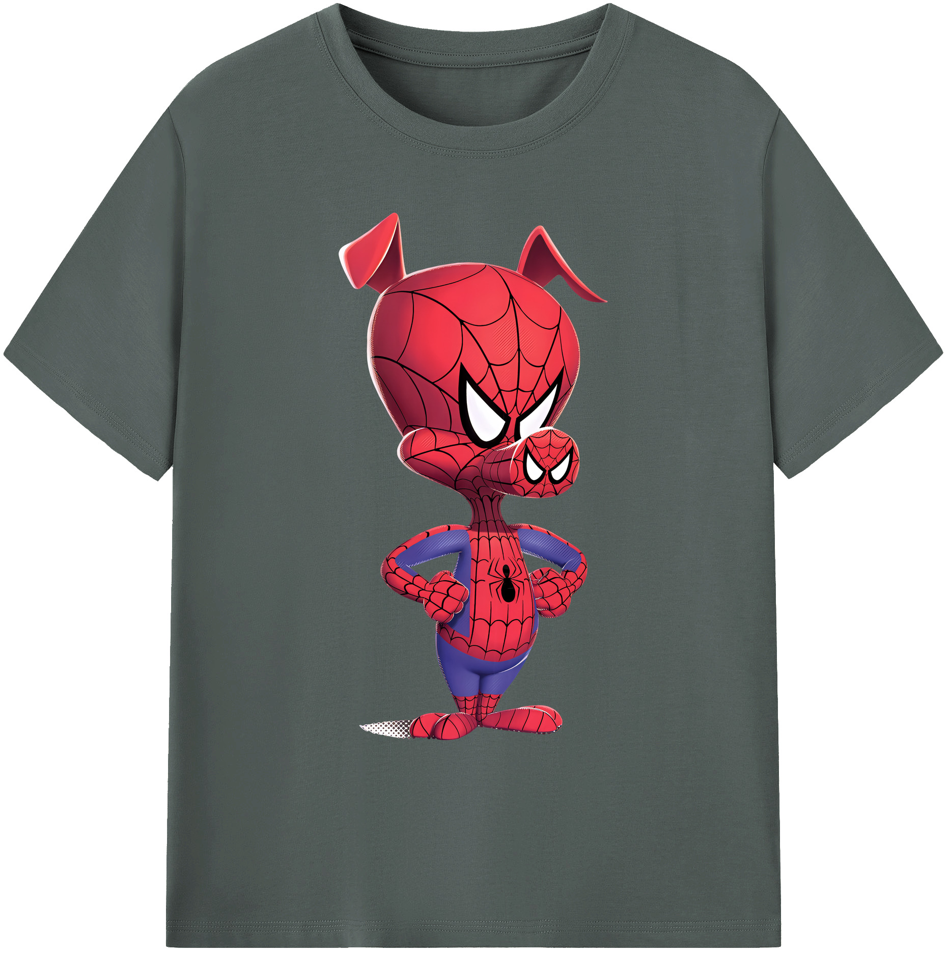 （画像用） Spider Man スパイダーマン 綿100％ メンズ半袖Tシャツ｜肌触りやわらか＆通気性